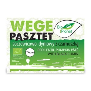 Pasztet eko soczewica-dynia z czarnuszką wegański 200g Bio Planet (chłodnia)*