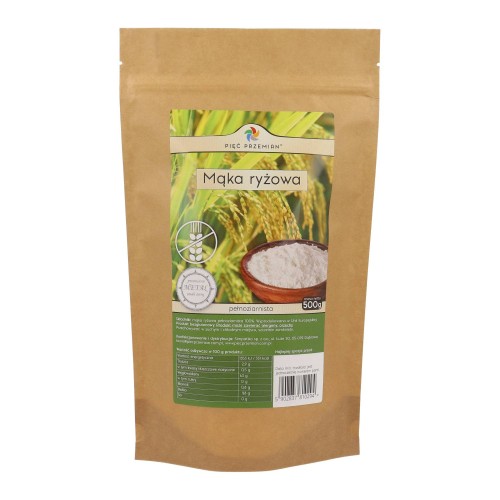 Mąka ryżowa pełnoziarnista bezglutenowa 500 g - Pięć Przemian.jpg