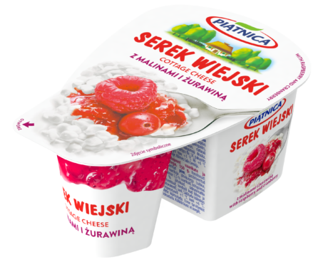 Serek wiejski Piątnica 150g malin&amp;żurawina.png