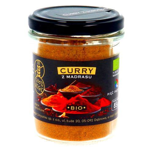 Curry z Madrasu eko Pięć Przemian 85g słoik.png