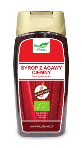 Syrop z agawy eko Bio Planet ciemny 350g (250ml).jpg