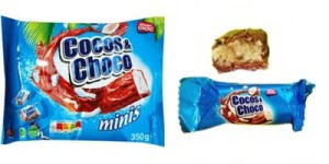 Batoniki Cocos&Choco minis z nadzieniem kokosowym 350g