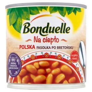 Danie na ciepło Bonduelle fasola biała z sosem pomidorowym 430g netto pusz