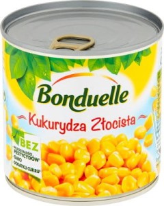 Kukurydza złocista 340/285g pusz Bonduelle