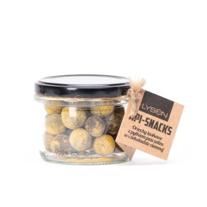 #Orzechy laskowe Api Snacks w czekoladzie ciemnej z pyłkiem 100g Łysoń
