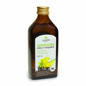 Olej Juchowo Farm rzepakowy tłoczony na zimno eko 250ml