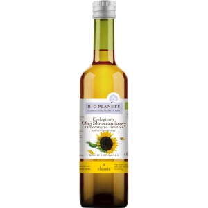 Olej Bio Planete słonecznikowy tłoczony na zimno eko 500ml