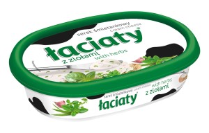 Serek śmietankowy Łaciaty 135g z zioła Mlekpol *