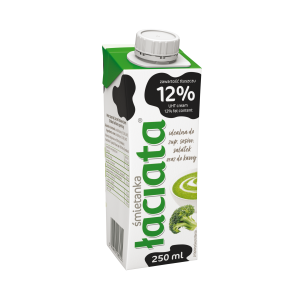 Śmietanka UHT 12% Łaciata 250ml Mlekpol (zielona)