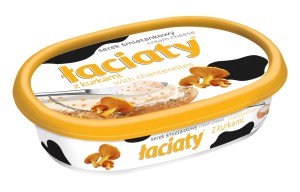 Serek śmietankowy Łaciaty 135g z kurkami Mlekpol (Ch) *