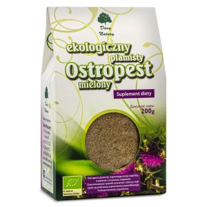 Ostropest plamisty mielony suplement diety eko Dary Natury 200g