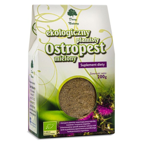 Ostropest plamisty mielony suplement diety eko Dary Natury 200g.jpg