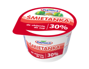 Śmietanka 30% do deserów i zup Piątnica 200g (kremówka)