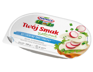 Serek śmietankowy Twój Smak w plastrach naturalny 150g Piątnica