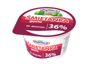 Śmietanka 36% gęsta do deserów Piątnica 200g (kremówka)