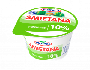 Śmietana 10% Jogurtowa Piątnica 200g*