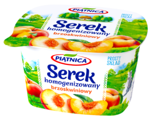 Serek wiejski Piątnica 150g brzoskwinia (Ch)
