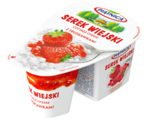 Serek wiejski Piątnica 150g truskawka (Ch)
