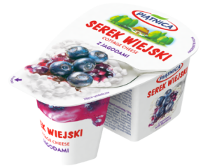 Serek wiejski Piątnica 150g jagoda (Ch)