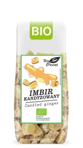 Imbir kandyzowany eko Bio Planet kostka 100g *