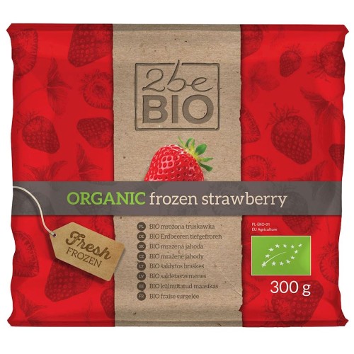 Owoce mrożone eko Truskawki 2beBIO 300g Bio planet.jpg