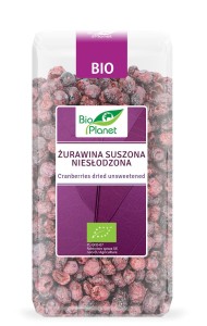 Żurawina suszona eko cała niesłodzona Bio Planet 50g
