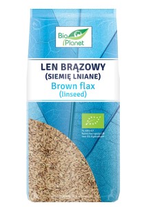Len brązowy (siemie lniane) eko Bio Planet 400g
