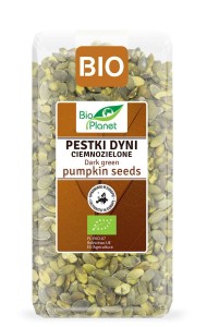 Pestki dyni ciemnozielone eko (uprawiane w Europie) Bio Planet 350g