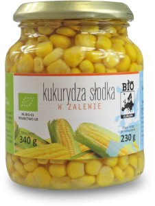 Kukurydza słodka w zalewie eko 340/230g słoik Bio Planet