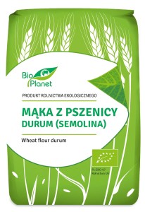 Mąka pszenna eko Bio Planet semolina z pszenicy durum 1kg