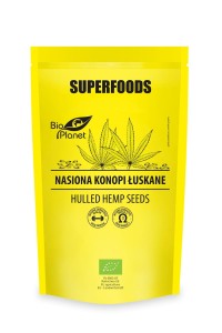 Superfoods nasiona konopii łuskane eko Bio Planet 200g