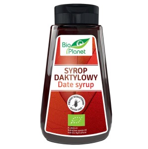 Syrop daktylowy eko Bio Planet 250ml (340g) bezglutenowy +P