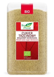 Cukier trzcinowy eko Demerara Bio Planet 1kg