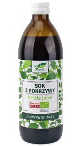 Sok eko Bio Planet 500ml z pokrzywy