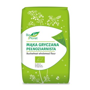Mąka gryczana pełnoziarnista eko Bio Planet 500g