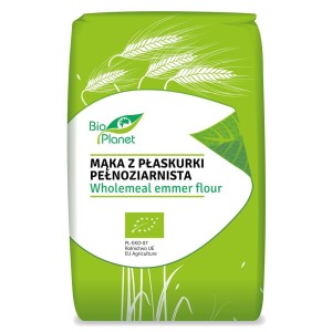 Mąka z Płaskurki eko Bio Planet pełnoziarnista 500g (Czł)
