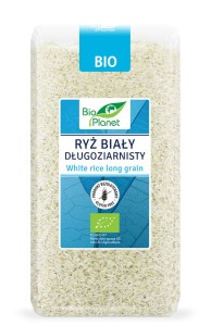 Ryż biały długoziarnisty eko Bio Planet bezglutenowy 500g