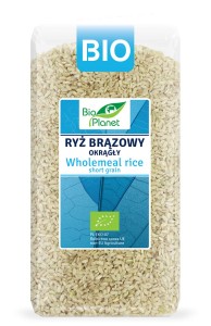 Ryż brązowy okragły eko Bio Planet 500g