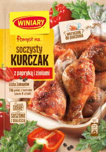 Winiary Pomysł na..Soczysty Kurczak z Papryką i Ziołami 28g (w woreczku) Nestle