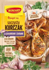 Winiary Pomysł na..Soczysty Kurczak z Czosnkiem i Ziołami 30g (w woreczku) Nestle