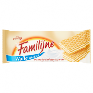 Wafle Familijne śmietankowe 180g Jutrzenka Colian nr1