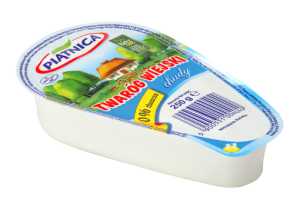 Twaróg wiejski chudy (0% tłuszczu) Piątnica klinek 250g