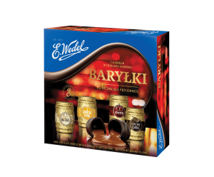 Bombonierka Wedel Baryłki 200g Klasyczne (z alkoholem)