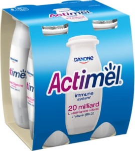 Napój mleczny Actimel naturalny 4x100g Danone UMD