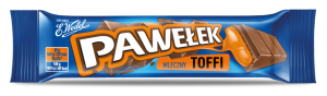 Baton Wedel Pawełek 45g toffi w czekoladzie mlecznej 1