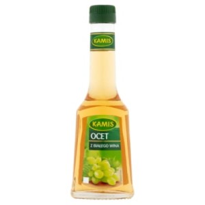 Ocet winny biały z białego wina 250ml Kamis