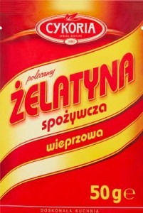 Żelatyna spożywcza Cykoria 50g (na 2l płynu)