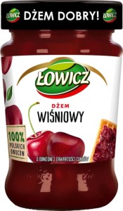 Dżem Łowicz 280g wiśniowy niskosłodzony