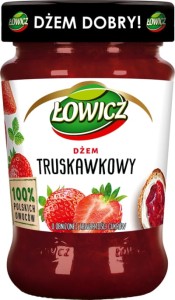 Dżem Łowicz 280g truskawkowy niskosłodzony