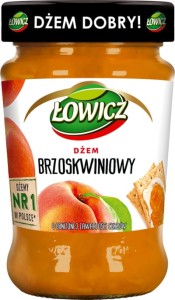 Dżem Łowicz 280g brzoskwiniowy niskosłodzony